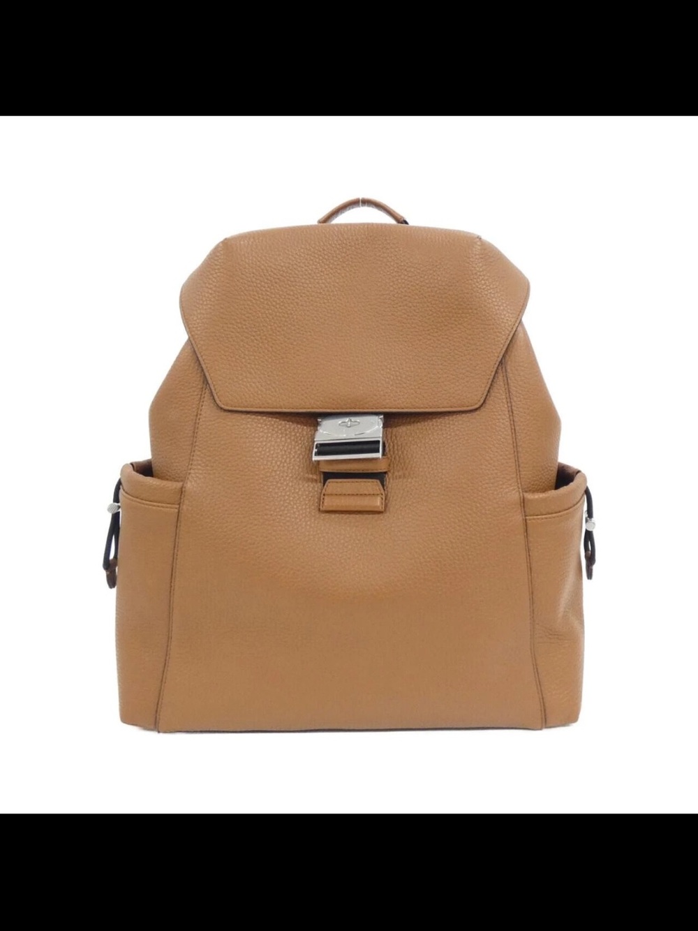 Mulberry Pebbled Leather Backpack in Tan